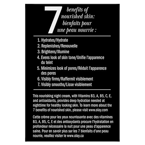 Olay Total Effects Night Firming Cream Face Moisturizer,1.7 oz,(Pack of 2)