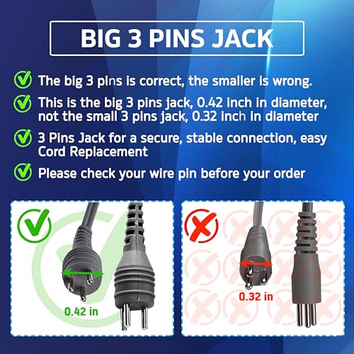 30.000RPM Professional Nail Drill Machine - Hand Drill for Nails - Replacement Nail Drill Handpiece Compatible with KUPA KP55, KP60, KP5000, UP-200 (Black)