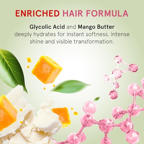 INOAR Glycolic Force Shampoo & Conditioner Bundle with Glycolic Acid for Deep Cleansing, Intense Hydration & Renewed Shine, 33.8 & 27 Fl Oz