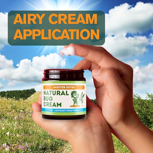 Magnum Solace Natural Bug Cream - No Spray Formula, Made with Plant Essential Oils, Safe for Kids