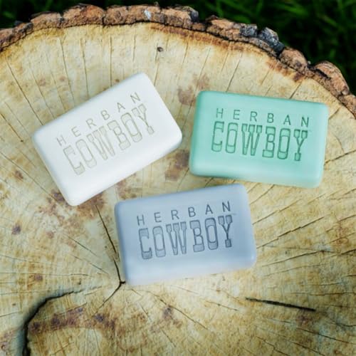 Herban Cowboy Dusk Body Soap with Hints of Cedar, Lavendar, Lime, and Sandalwood (5 oz)