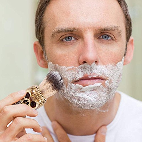 ¡¼?????????????????? ??????????¡½ Mens Skull Head Salon Beard Shaving Brush