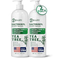 Bacterinyl Tea Tree Oil Body Wash - Antibacterial & Antifungal Support for Ringworm, Body Odors, Athlete¡¯s Foot & Acne, Helps Soothe Itchy, Dry Skin - Made in USA (16 fl oz x 2)