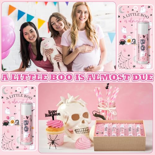 30 Pack Christmas Little Boo Baby Shower Games Prizes Party Gifts Bulk Lip Balms Favors for Winners Adults Guests Gender Reveal Favors Decorations Baby Shower Souvenirs Gift Bags Stuffers