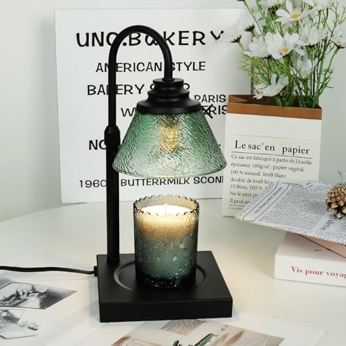 Candle Warmer Lamp with Timer Dimmable, Birthday Gifts for Women Mom, House Warming Gifts New Home Decor, Wax Warmer Lamp for Jar Candles with 2 Bulbs