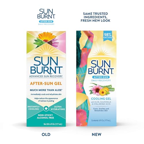 Sunburnt EMCW9 Ultra Hydrating Aloe Vera Gel 6 Ounce,Clear,SUNB21006 (Pack of 2)