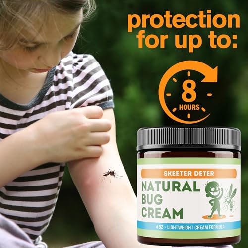 Magnum Solace Natural Bug Cream - No Spray Formula, Made with Plant Essential Oils, Safe for Kids
