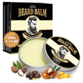 Beard Balm for Men, 100% Natural with Shea Butter, Argan Oil, Jojoba Oil, Vitamin E - 3.53OZ Conditioner Softener Moisturizer