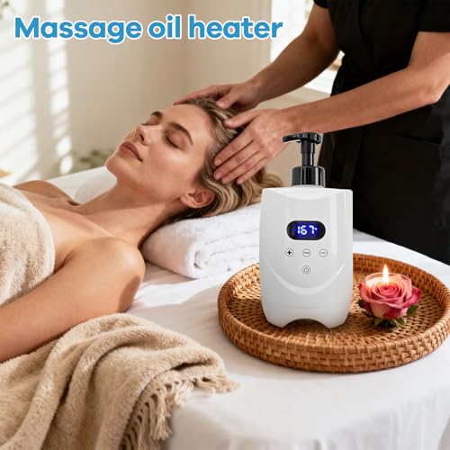 Hot Lather Machine for Shaving Professional Lather Maker for Men Face Shaving with 2 * 500ml Foam Bottle Large Capacity Shaving Foam Machine Warmer for Home Salon Barber Shop