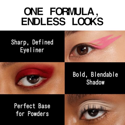 about-face Matte Fluid Eye Paint Art of Darkness ? High-Pigment Liquid Eyeshadow, Long-Lasting, No-Budge Matte Finish, Vegan & Cruelty-Free (Matte Black)