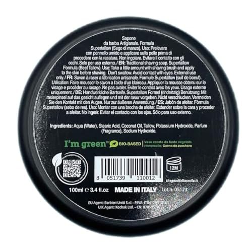 The Goodfellas' smile, SHIBUSA 2 Tallow Shave Soap, 3 in 1 Shampoo, and Aftershave Splash Bundle, Made in Italy