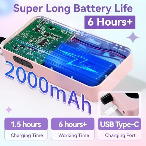 Makartt Rechargeable Nail Drill ? 35000RPM Electric Nail File,Portable E File for Gel Nail Shaping & Removal, Quiet, Lightweight, 6H Battery, Easy to Use for Home & Salon, YEEYAN