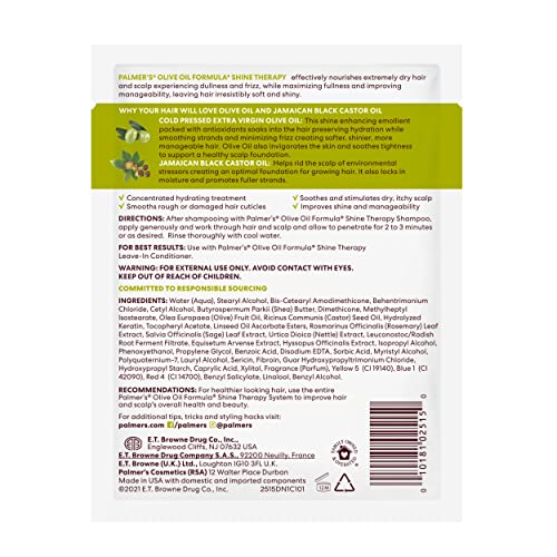 Palmer's Olive Oil Formula Deep Conditioner Packet, 2.1 Ounces (Pack of 5)