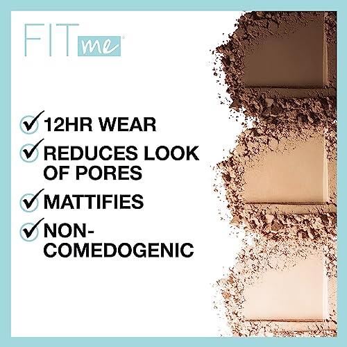 Maybelline New York Fit Me Matte Plus Poreless Powder, True Beige, 0.3 Ounce