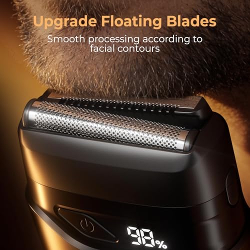 BIC Hybrid 5 Flex Refillable Men's Razor, 1 Weighted Handle and 10 Nano-Tech Titanium 5-Blade Refills with Precision Blade - Bundle of 1+10