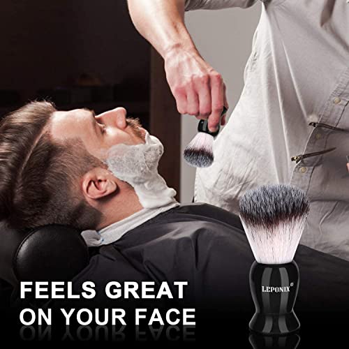 Mens Shaving Kit, Include Straight Razor, Sandalwood Shaving Soap & Cream, After Shave Balm, Pre-Shave Oil, Brush & Bowl ? Christmas Gifts for Men Him Secret Santa Gift Set Stocking Stuffers