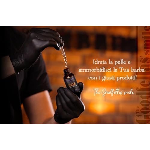 The Goodfellas' smile Empire Orange Beard Care Oil 1?oz ? Zesty Citrus Scent ? Deep Moisture & Shine Enhancer ? Softens, Protects & Tames Frizz ? Lightweight Beard Conditioner Made in Italy
