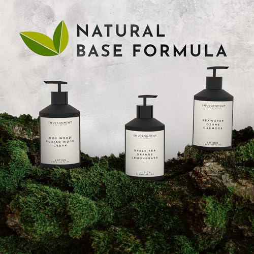 ENVIRONMENT Inspired by Designer TF Oud Wood Lotion, 300ml Luxury Scented Lotion (Oud Wood | Guaiac Wood | Cedar) Bathroom Luxury, Men & Women High-End Body Lotion, Hand Cream, Dry Skin Treatment