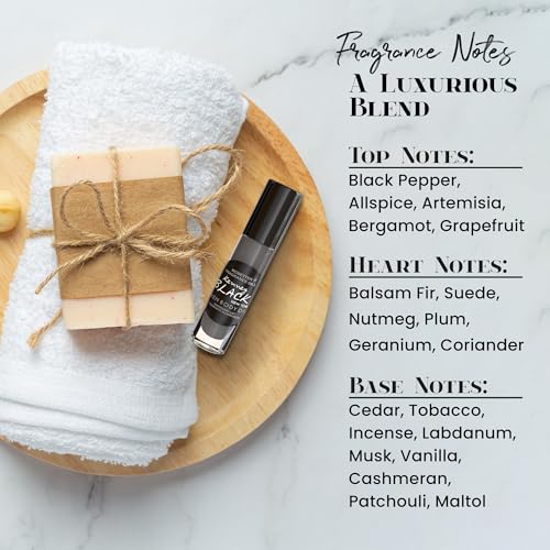 MOBETTER FRAGRANCE OILS Kenney Black New York Men Fragrance Body Oil 0.33 Oz Roll On Glass Bottle, Travel Size, Long Lasting