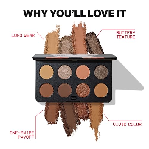 Smashbox Always On Mood Board Eye Shadow Palette | Long-Wearing Eye Shadow Palette For Every Mood | High Pigment + Shimmer Shades, 0.24 Ounce