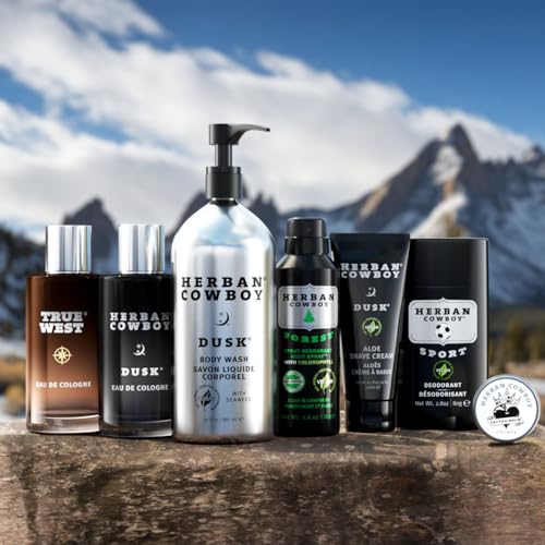 Herban Cowboy Dusk Body Soap with Hints of Cedar, Lavendar, Lime, and Sandalwood (5 oz)