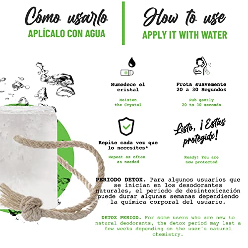 Vital Green Potassium Alum Crystal Block for Shaving ? Alum Bar that Relieves Irritation Caused by Shaving and Hair Removal ? Develops an Invigorating and Refreshing Reaction 3.18 oz / 90 g (2 Units)