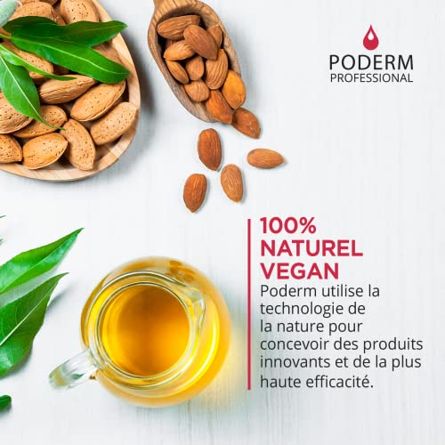 PODERM ? NAIL STRENGTHENER FOR DAMAGED NAILS ? 100% Natural Ingredients ? VEGAN - Professional Nail Care : Fortifies, Protects, and Repairs Weak Nails - Nail Strengthener and Protector ? Swiss Made