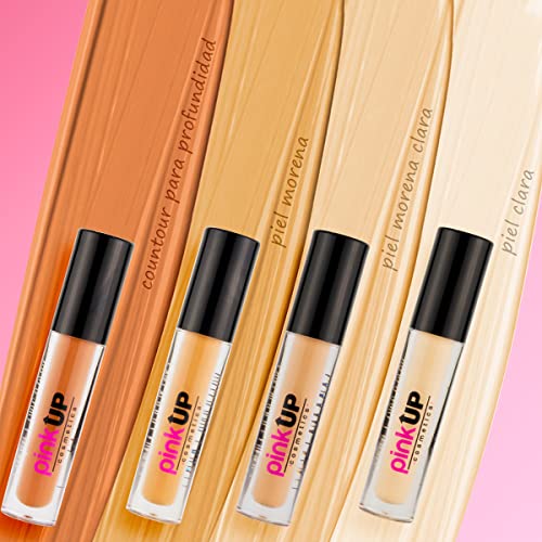 Pink Up | Liquid Concealer | Long-lasting matte finish | Covers blemishes and fine lines | Concealer | Makeup | Lightweight texture | Medium shade | Model PKLC300