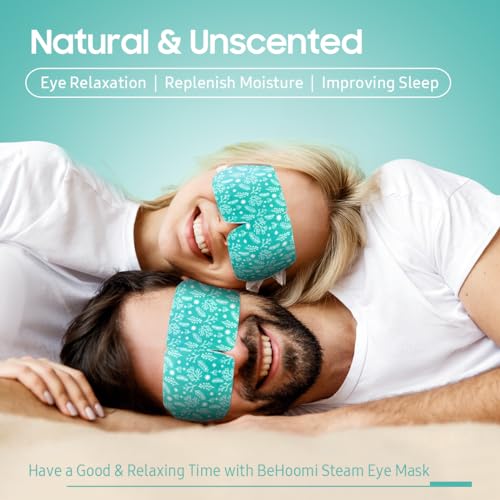 30Packs Steam Eye Mask, Heated Eye Mask Warm Compress for Eyes, Self Heating Disposable Steam Mask for Home Sleep, Spa, Travel Essentials & Relaxation Gifts, Stocking Stuffers (Unscented)