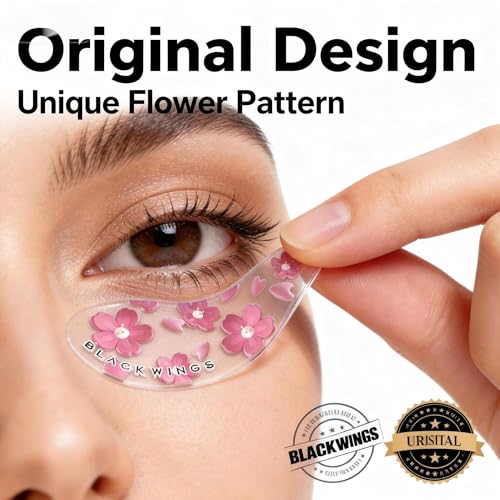 BlackWings 6 Pairs Silicone Eye Patches with Self-Adhesive Design - Cute Bear & Rabbit Inspired Eye Care Patches (Mix 6 pairs)