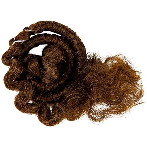 Mehron Makeup Crepe Hair | Fake Hair for Special Effects Makeup, Theatre, Stage & Screen, Cosplay, Halloween FX| 12 Inch Extra Long Braid (Medium Brown)
