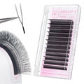 U Shape YY Eyelash Extension Makeup Mesh Net Cross 2D Y Shape Premade Fans Lash Extensions Hand Woven Natural Soft Faux Mink False Lashes (0.07 D,8-15mm Mix)