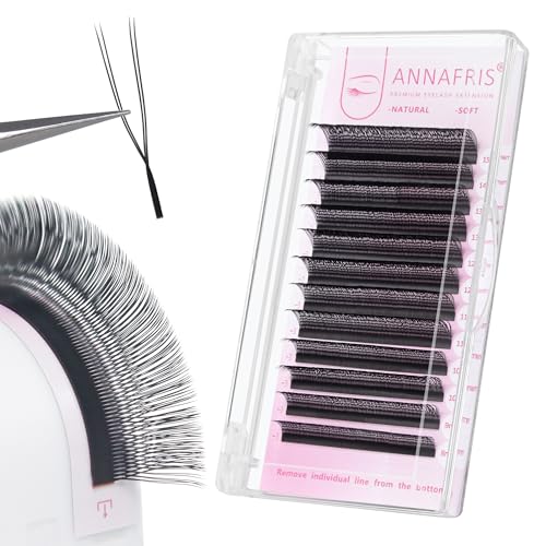 U Shape YY Eyelash Extension Makeup Mesh Net Cross 2D Y Shape Premade Fans Lash Extensions Hand Woven Natural Soft Faux Mink False Lashes (0.07 D,8-15mm Mix)