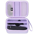 Hard Storage Case for MANSPOT Groin Hair Trimmer,Travel Box for Electric Ball Trimmer Pubic Trimmer Shaver(Case Only) (Purple)