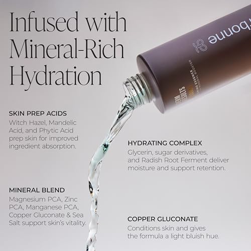 DermResults Advanced Toning Essence with Mineral Booster - Arbonne Hydrating Toner for Face - Ideal for Sensitive Skin, Pore Refining, Lightweight, Vegan Skincare - 3.4 fl. oz. (100 ml)