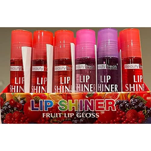 Beauty Treats Lip Shiner Roll-On Fruit Lip Gloss (36 PCS)