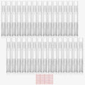 30 Pack 5 ML Cuticle Oil Pens, Empty Nail Oil Pen Transparent Twist Pens with Brush Tip Cosmetic Lip Gloss Containers Applicators Eyelash Growth Liquid Tube with Sticker