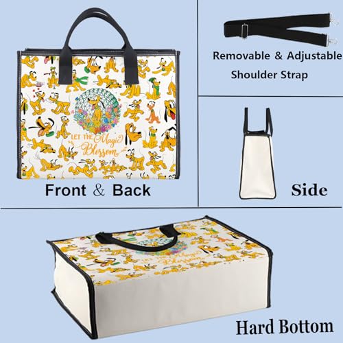 WZMPA Funny Dog Cosmetic Bag Dog Lover Gifts Let The Magic Bloom Makeup Zipper Pouch Bag Cartoon Movie Merchandise (Plu Bloom 2Full-TB)