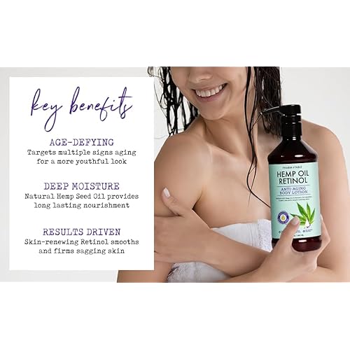Hemp Oil Retinol Anti Aging Body Lotion 480ml
