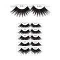 6packs Eyelashes - #301 Christina 100% Human Hair Fake Eyelashes