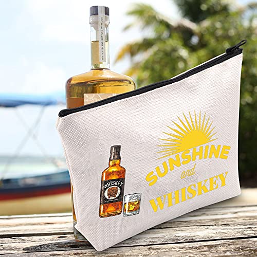 LEVLO Ocean Beach Cosmetic Make Up Bag Beach Wear Gift No One Likes A Shady Beach Makeup Zipper Pouch Bag For Beach Girls Surfer (Likes A Shady Beach)
