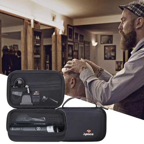 Aproca Hard Case Compatible with Philips NorelcoSeries 3000 5000 MG3740/40 MG3750/50 MG5970/49 Men's Electric Trimmer Shaver, Storage Portable Bag for Accessories (Case Only)