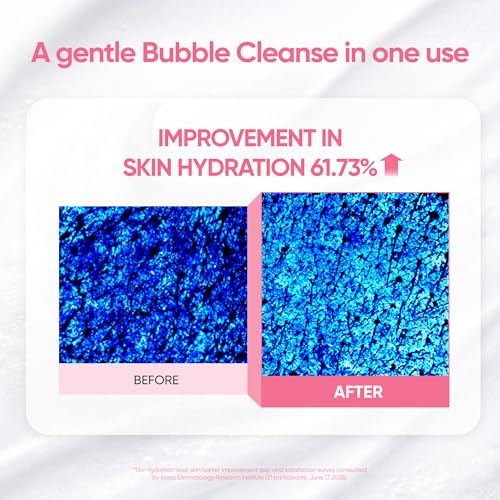 BANILA CO Clean It Zero Amino Bubble Cleanser | pH-Balanced Foaming Facial Cleanser for Sensitive Skin | Daily Moisturizing Face Wash with Hyaluronic Acid & Ceramide (300ml / 10.14 fl. oz)