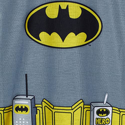 BATMAN Boys Pajamas for Kids | 4 Piece Sleepwear Sets for Boys Pajama Bottoms and Sleep Shirts for Big Boy and Toddlers