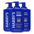 Harry's Men's Body Wash - Redwood - 30 fl oz - Shower Gel for Men - No Parabens, Sulfates, or Dyes (Pack of 3)