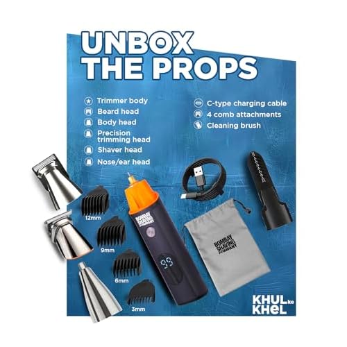 Bald Buddy Head Shaver for Men, Waterproof, Rechargeable Electric Razor, Cordless, Ergonomic Design, Battery & Cleaning Indicator, The Cut Buddy