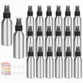 20 Pack Aluminum Spray Bottles 2 oz/60 ml Small Refillable Spray Bottles Bulk Fine Mist Empty Sprays Bottle for Travel, Essential Oils, Sliver