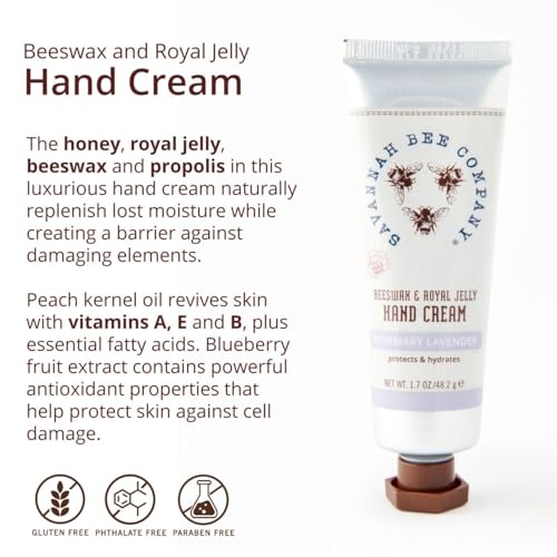 Savannah Bee Company Beeswax Hand Cream - Hand Moisturizer Repair Cream