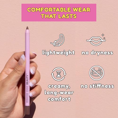 KimChiChic Beauty Your Unicorn Mouth Lip Liner, Ultra Creamy Long-Lasting Lip Pencil, Smooth Glide for Defined, Fuller-Looking Lips, Beginner-Friendly, Cruelty Free, 14 Vanilla Bean