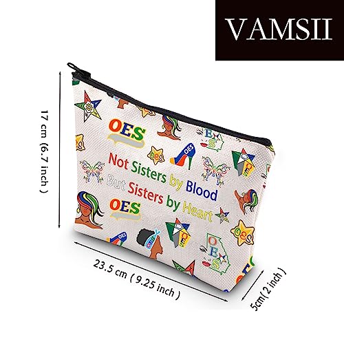 Abstract Boho Green Mountains Sun Cosmetic Bag, Bohemia Mid Century Modern Makeup Bag Zipper Cosmetic Pouch Bag Travel Linen Makeup Organizer, Boho Gifts for Women Her Teen Girls Teens
